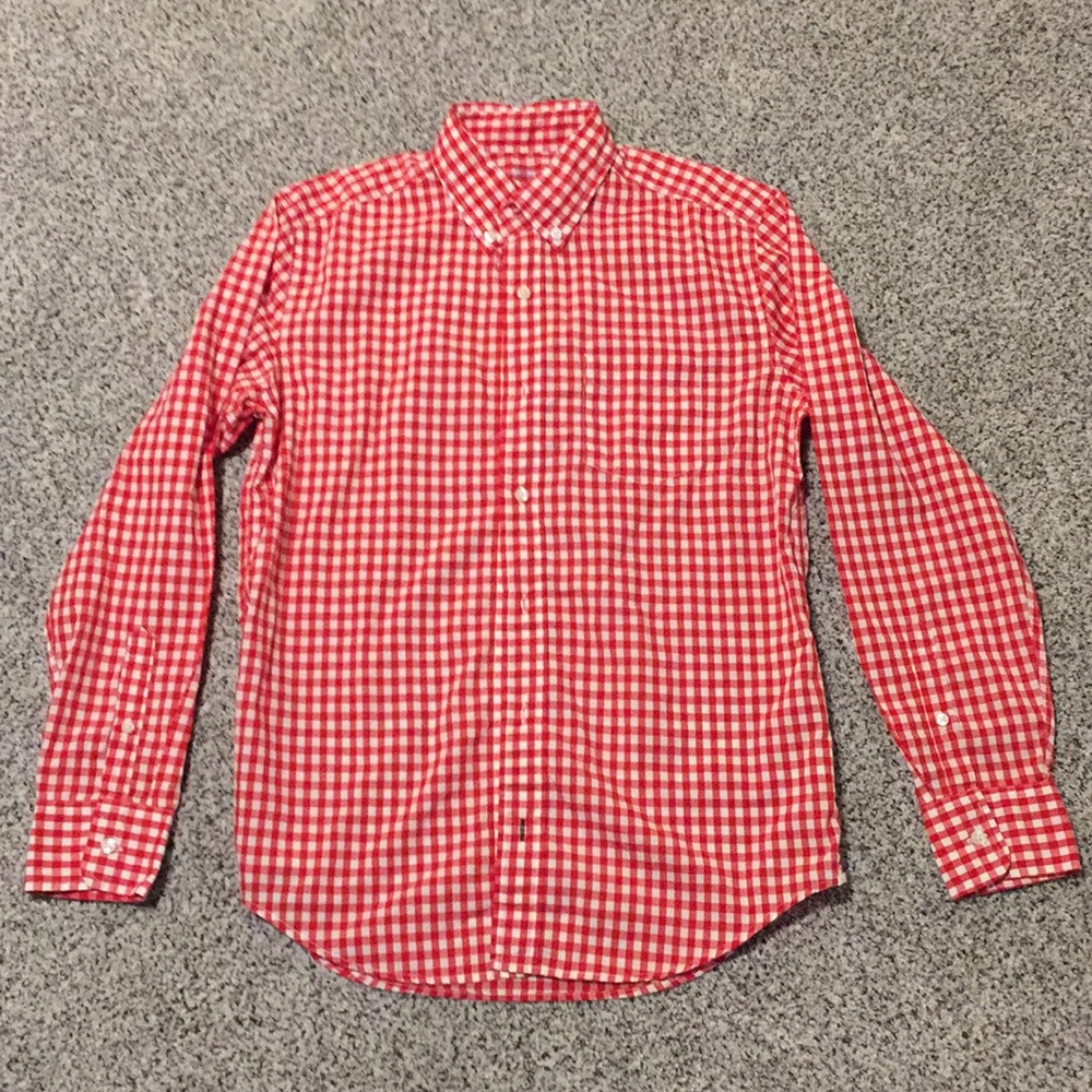 🔝Boys button up J.Crew - Crewcuts checked shirt. Size 14